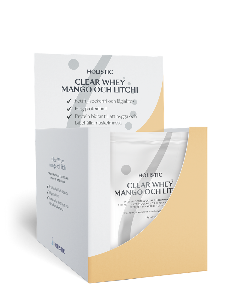 Clear Whey mango och litchi, 25 g - Portionspåse