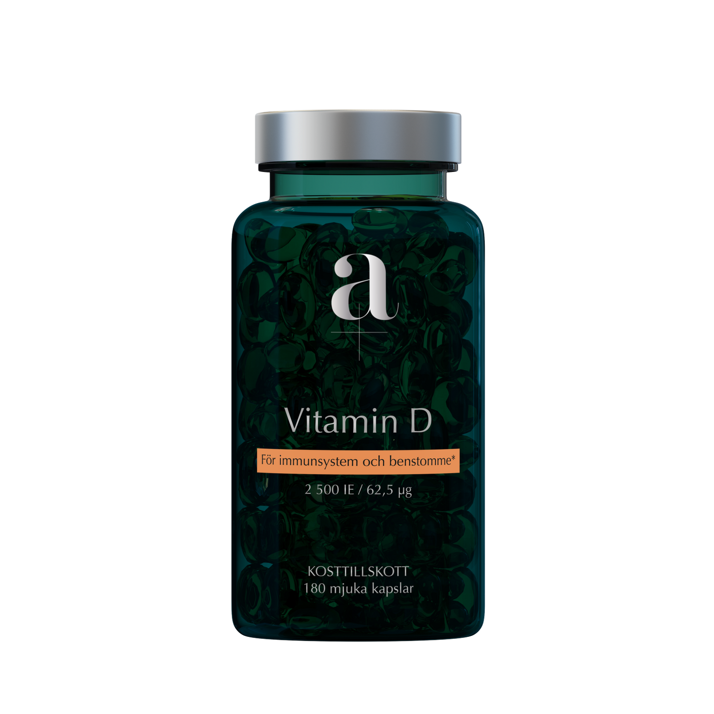 A+ Vitamin D 2500IE 180 mjuka kapslar