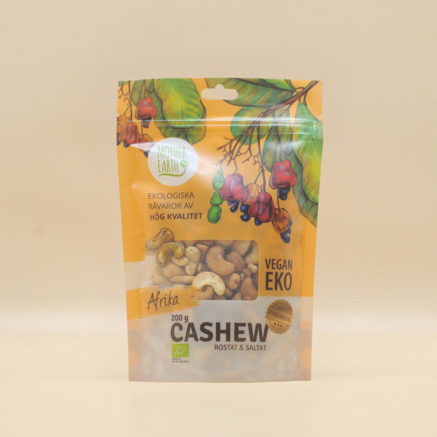 Cashew Rostad & saltad EKO 200g