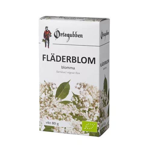 Fläderblom blomma, 80g EKO