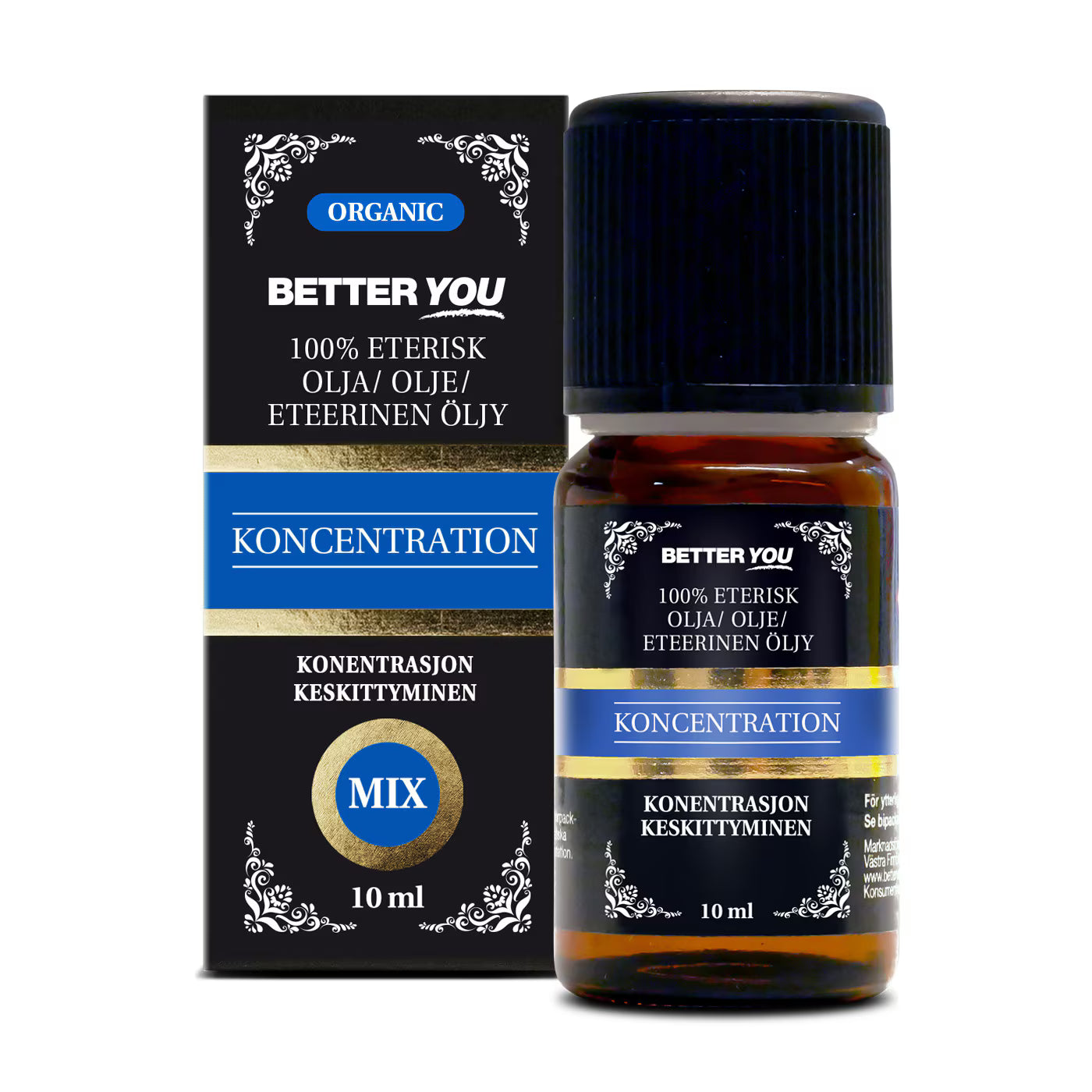 Koncentrationsolja EKO Eterisk - 10 ml - Nyhet