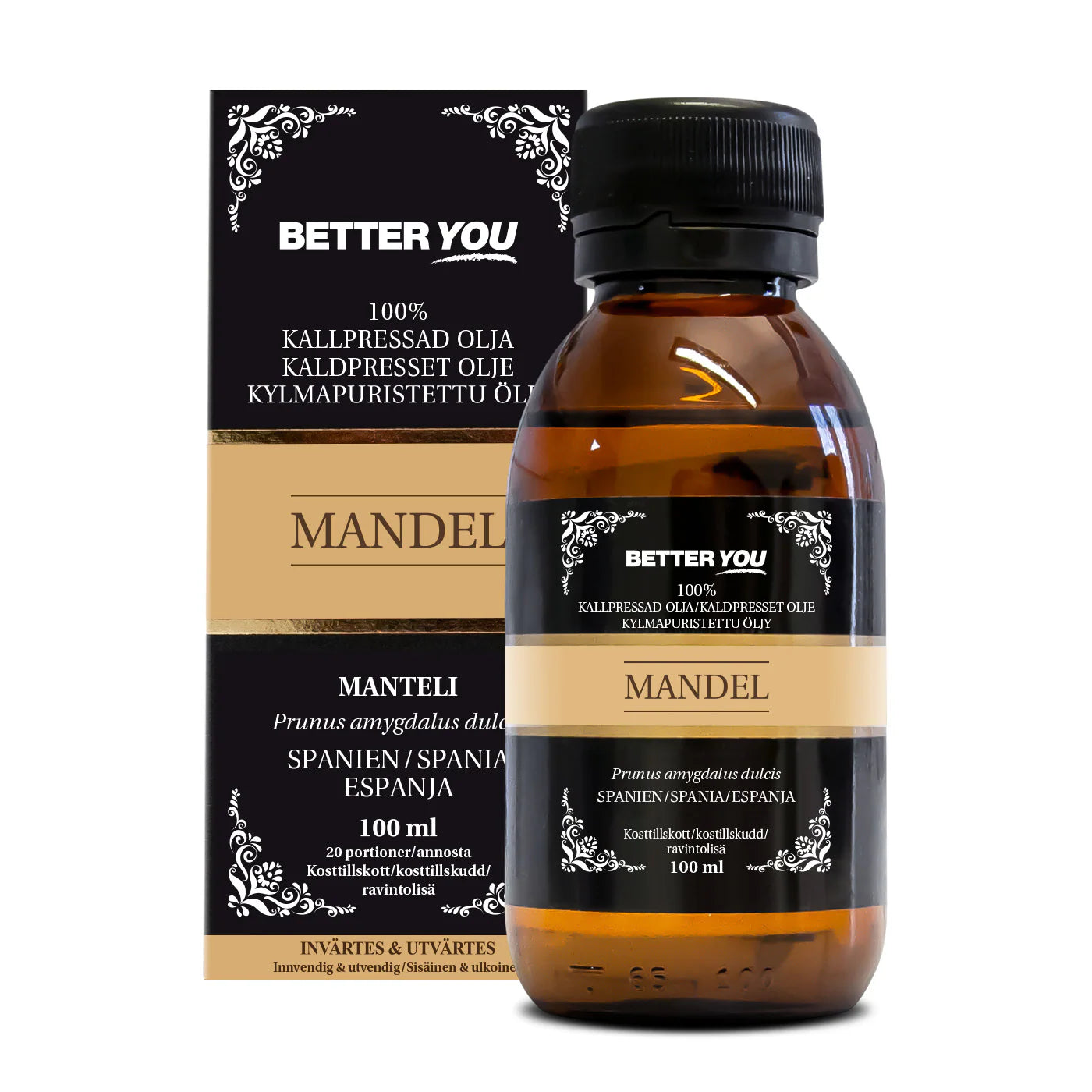 Mandelolja EKO Kallpressad - 100 ml