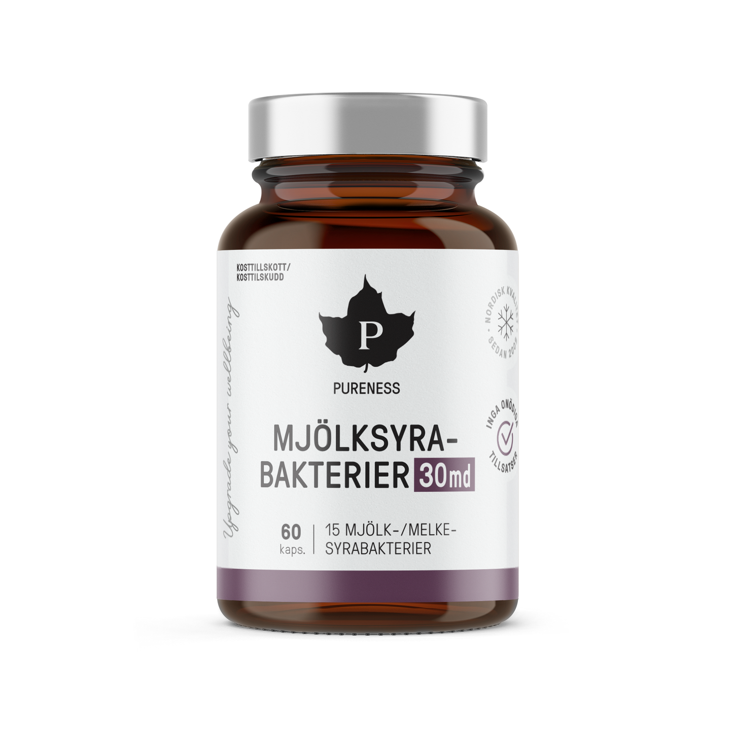 Mjölksyrabakterier 30 md - 60 kapslar
