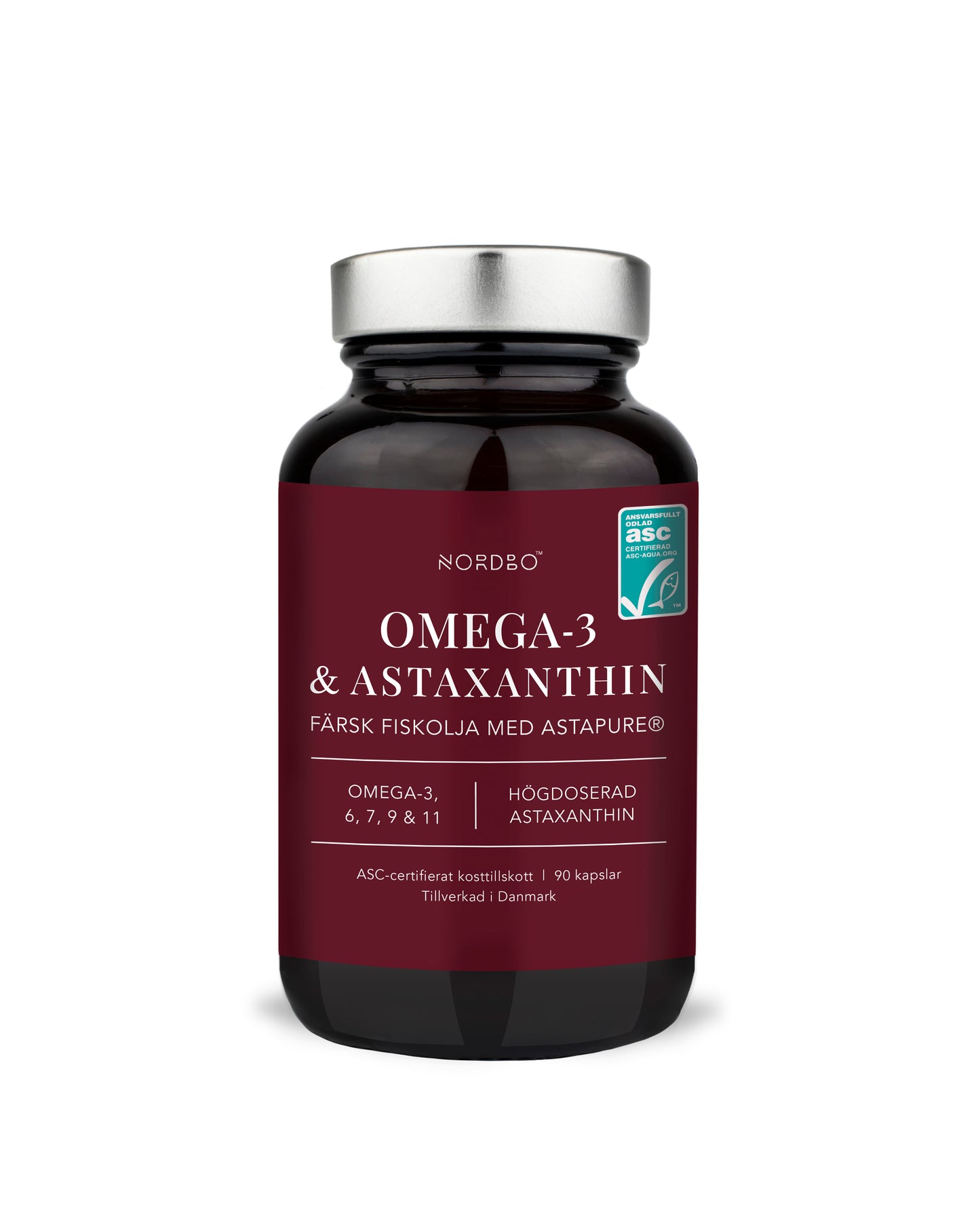 Omega-3 & Astaxanthin, 90 kap