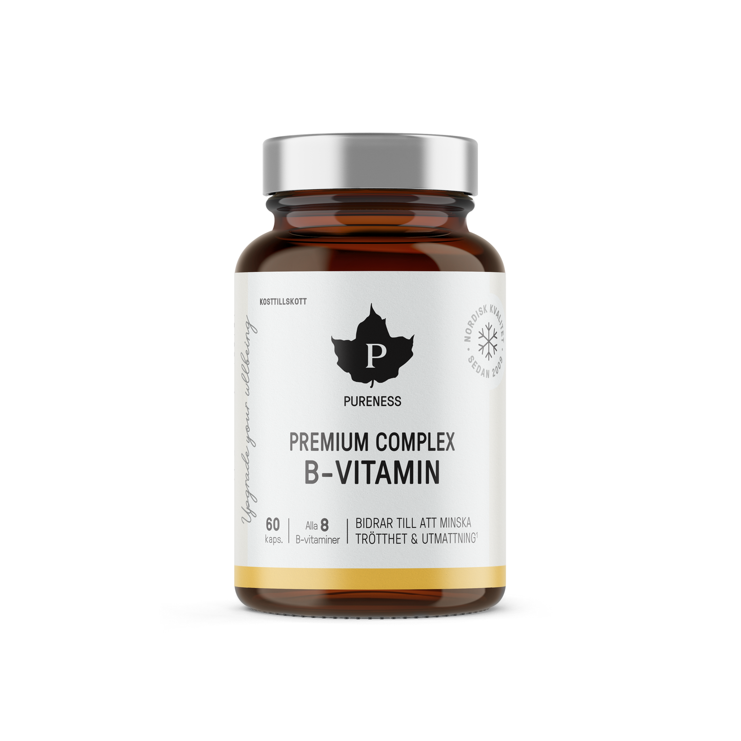 Premium Complex B-Vitamin - 60 kapslar
