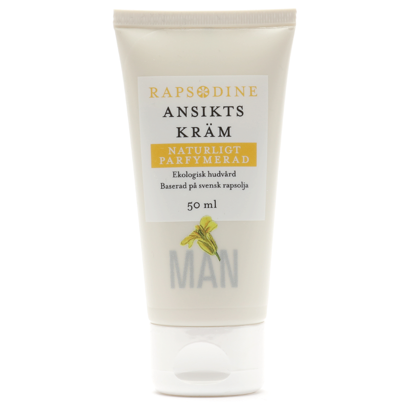 Man ansiktskräm parfymerad