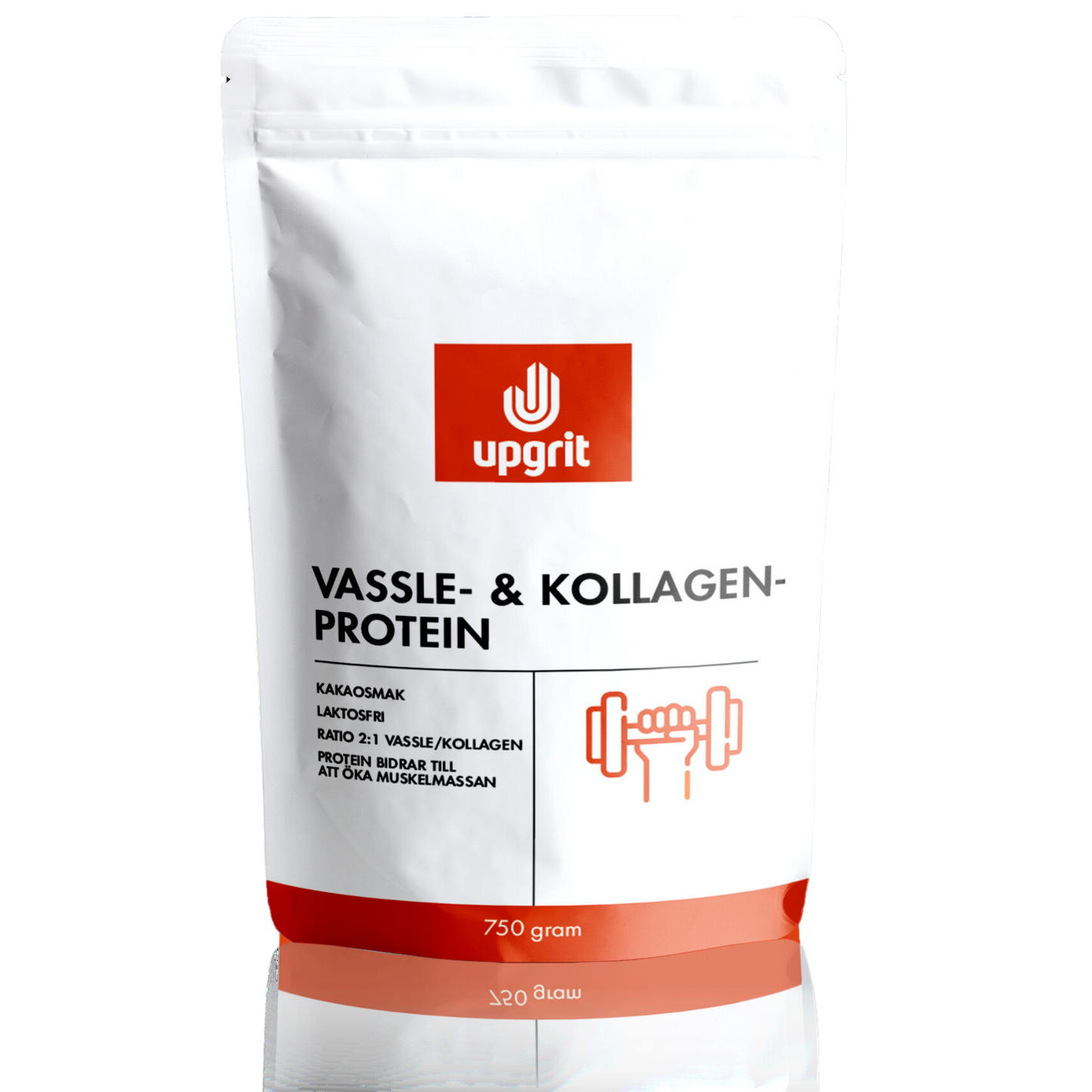 Vassle & Kollagenprotein, kakao 750 g