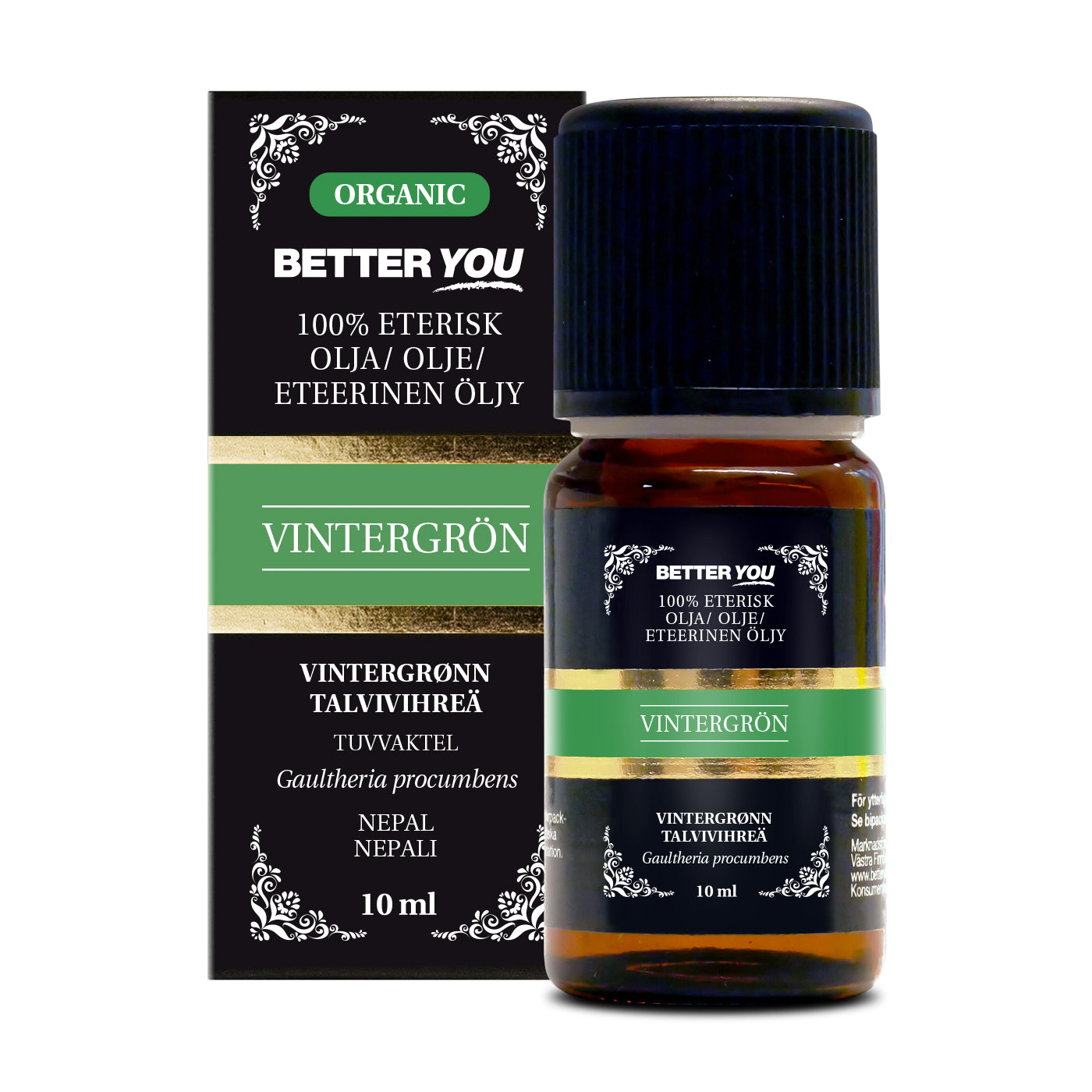 Vintergrönolja EKO Eterisk - 10 ml