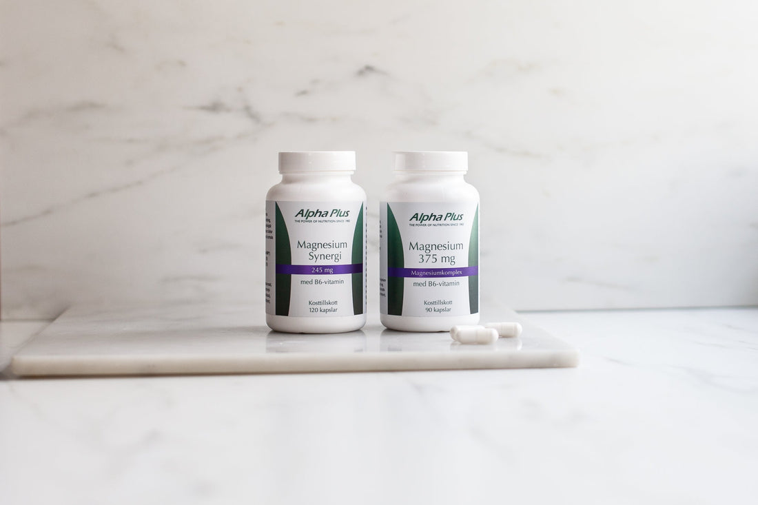 Välj rätt magnesium efter dina behov
