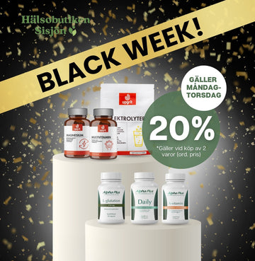 Black Week – 20% på utvalda varumärken