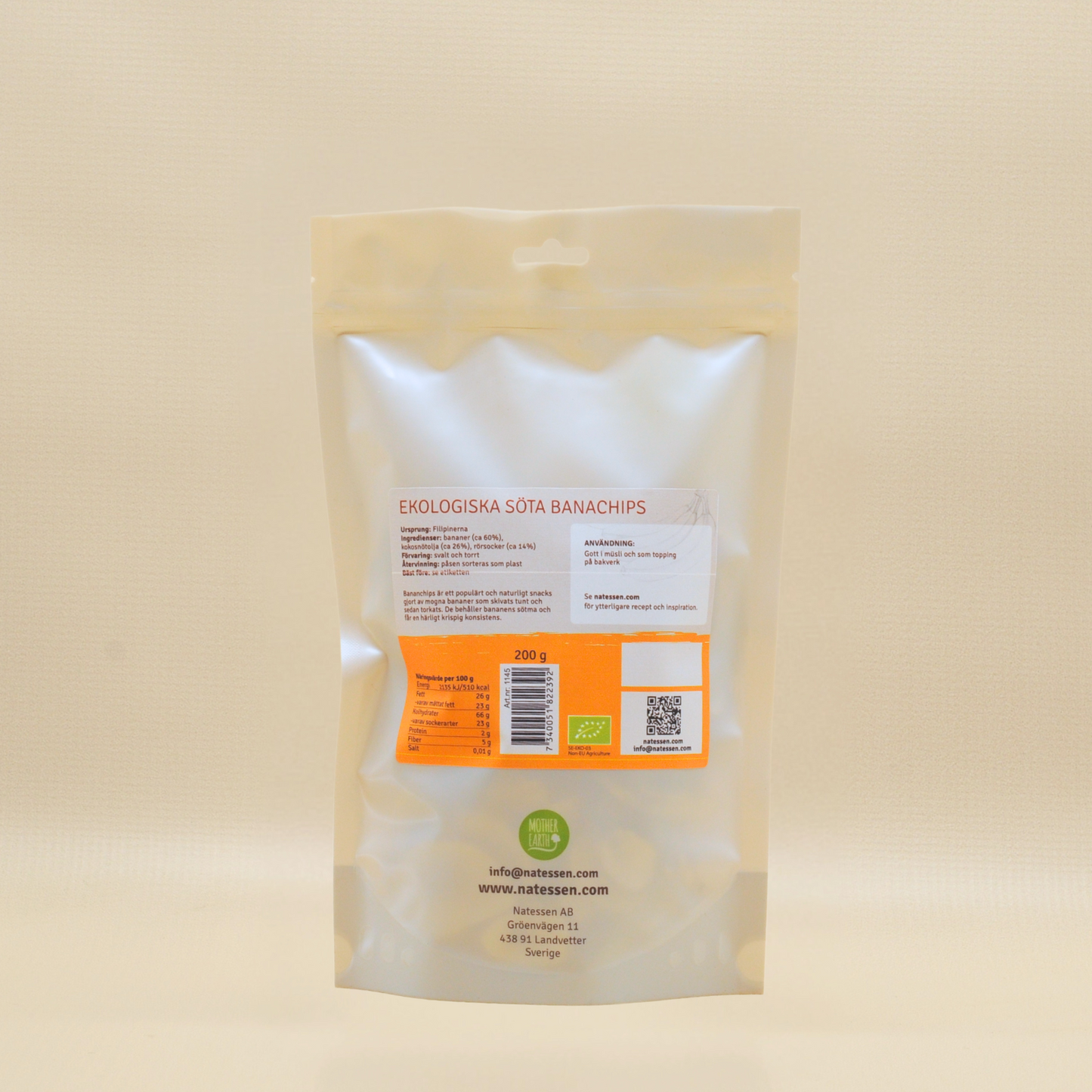 Bananchips EKO 200g