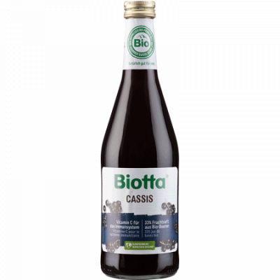 Biotta Svart vinbär, Cassis 500ml.