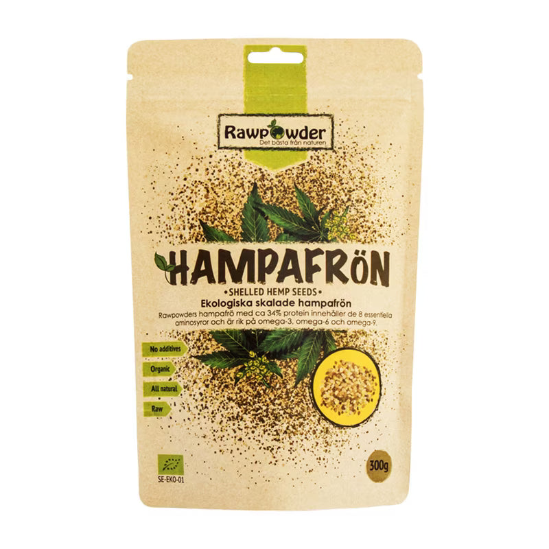Hamapafrön skalade 300g