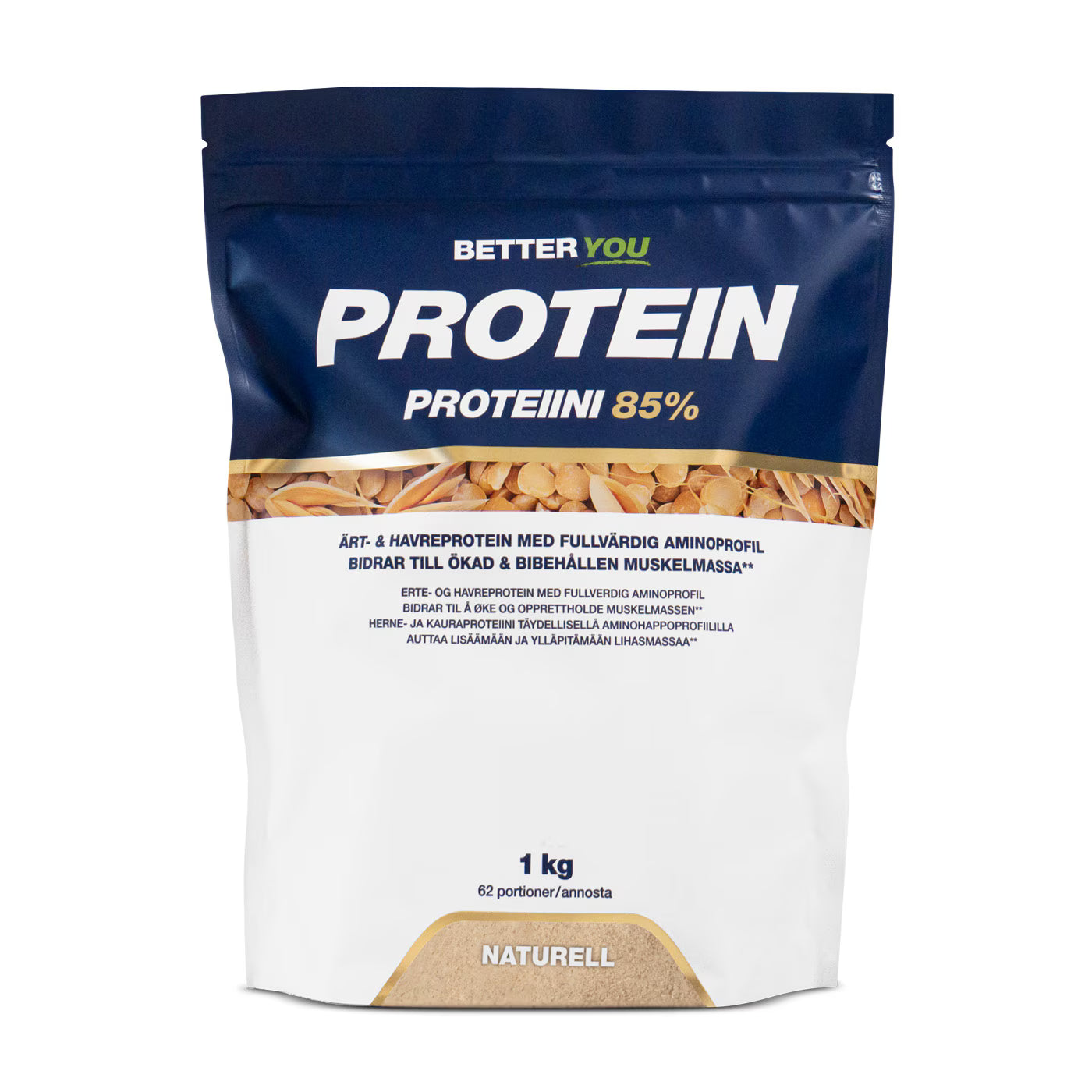 Ärt- och havreprotein 1 kg - Naturell