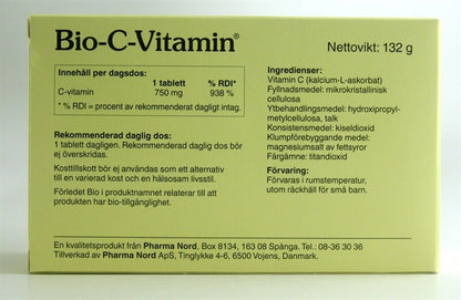 Bio - C- Vitamin 750mg 120t