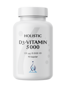 D3-vitamin 5000, 90 kapslar