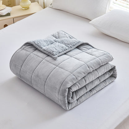 TrendRehab Tyngdfilt med sherpafleece 150 cm x 200 cm
