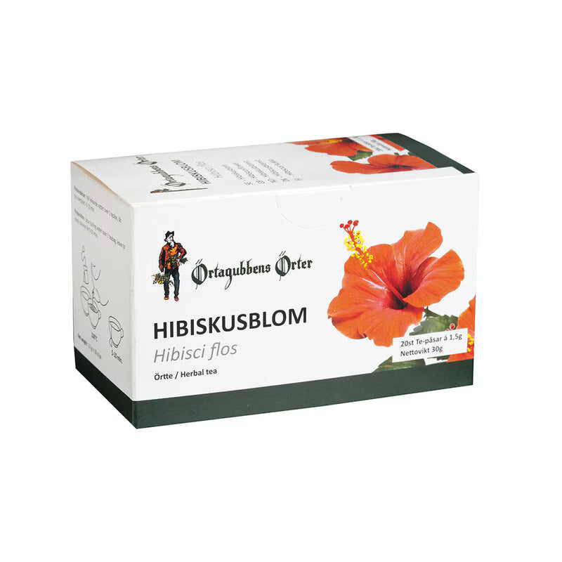 Hibiskusblomma Örtagubben 20st