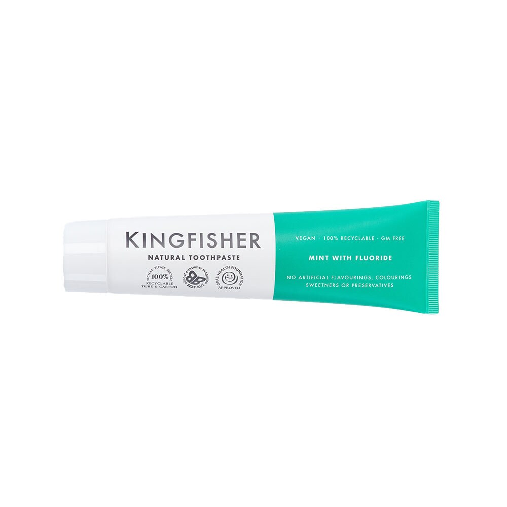Kingfisher Naturlig Tandkräm Mint Med Fluor 100ml