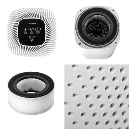 Lanaform Air Purifier – Kompakt luftrenare med HEPA-filter och jonisering