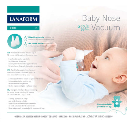Lanaform Baby Nose Vacuum – Elektrisk nässug för spädbarn med två sugnivåer