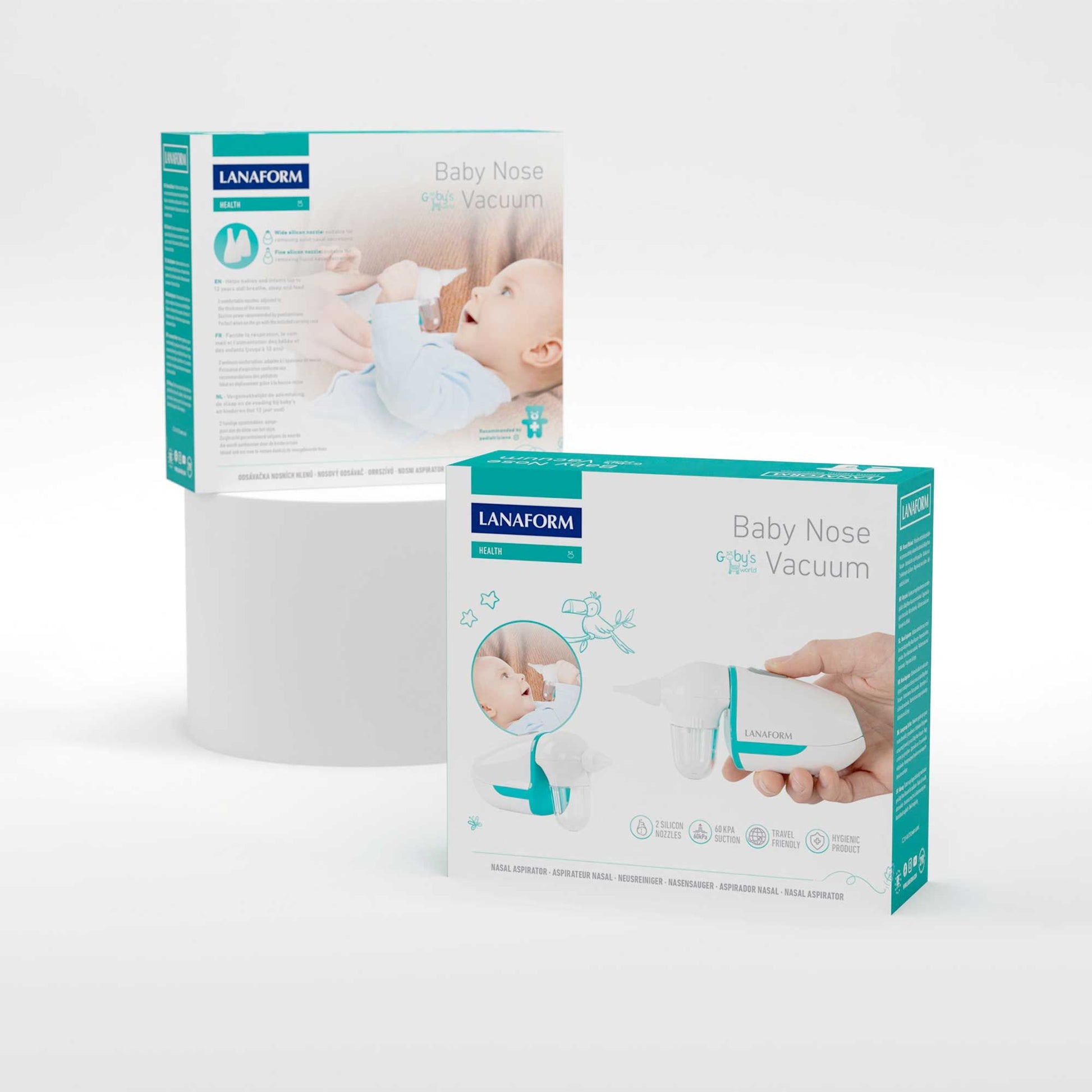 Lanaform Baby Nose Vacuum – Elektrisk nässug för spädbarn med två sugnivåer