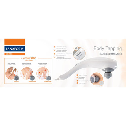 Lanaform Body Tapping – Slagmassageapparat för rygg, axlar och ben