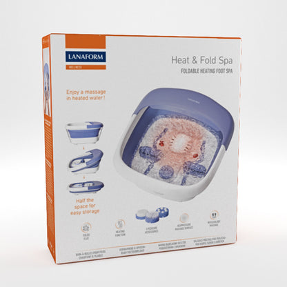 Lanaform Heat Fold Spa – Hopfällbart fotbad med värme och massage