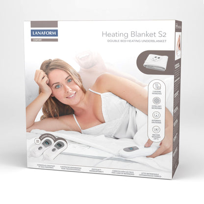 Lanaform Heating Blanket S2 – Elektriskt värmetäcke för dubbelsäng och två personer