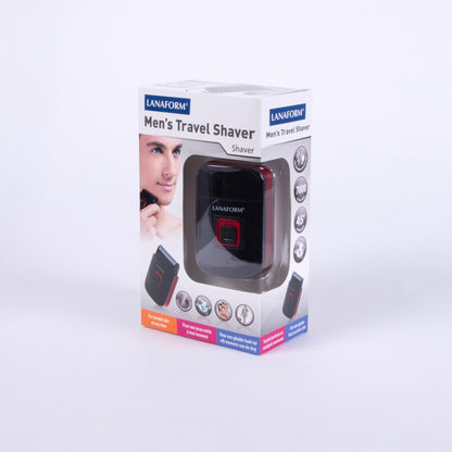 Lanaform Men's Travel Shaver & Clipper – 2-i-1 rakapparat och skäggtrimmer för resan