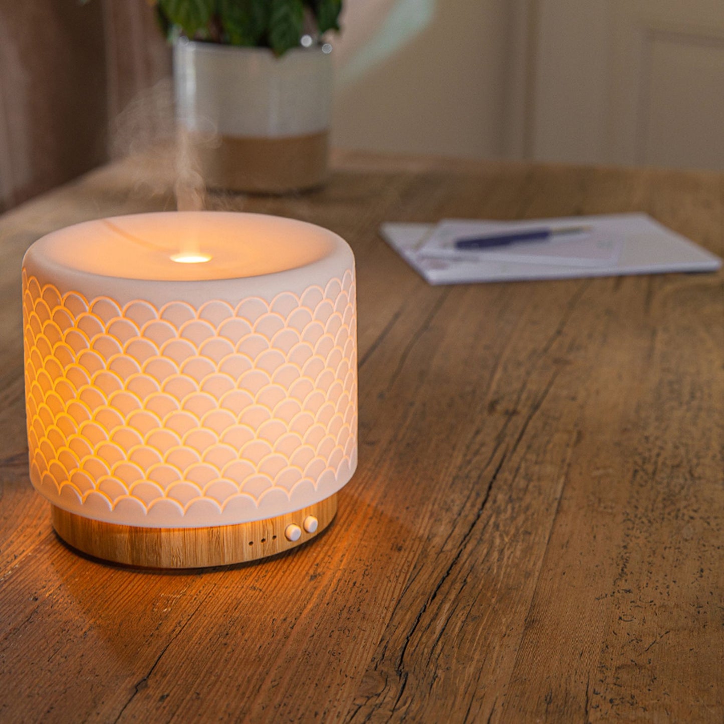 Lanaform Moya – Ultraljudsdiffuser med LED-belysning och doftspridning