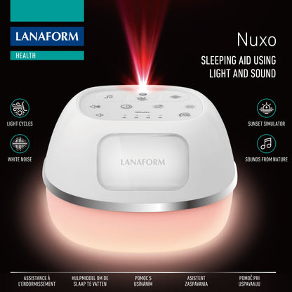 Lanaform NUXO – Sömnhjälp med andningsträning, ljus och avslappningsövningar