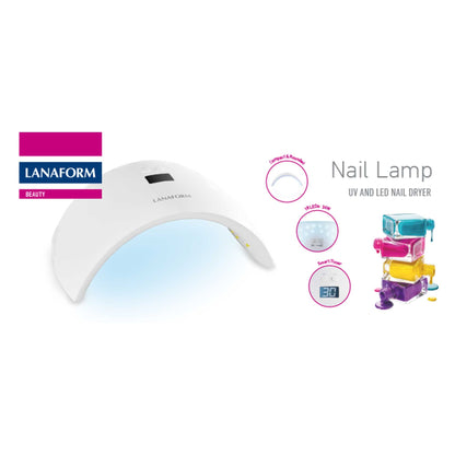 Lanaform Nail Lamp – UV/LED-lampa för snabbtorkning av gel- och shellack