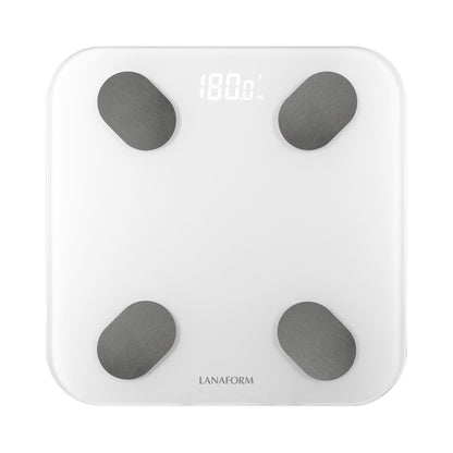 Lanaform PDS-200C – Smart personvåg med app, kroppssammansättning och Bluetooth