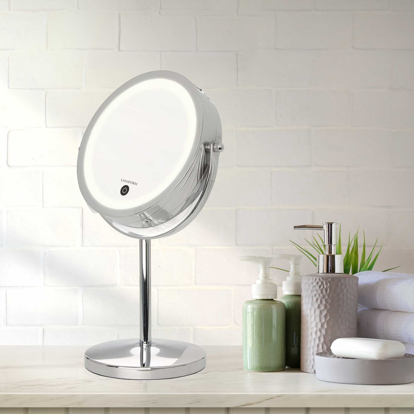Lanaform Stand Mirror x10 – Fristående spegel med 10x förstoring