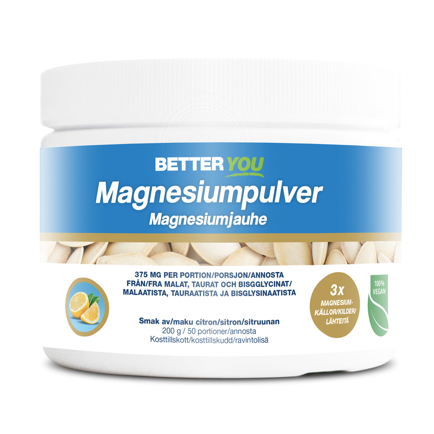 Magnesiumpulver 200 g – Citron