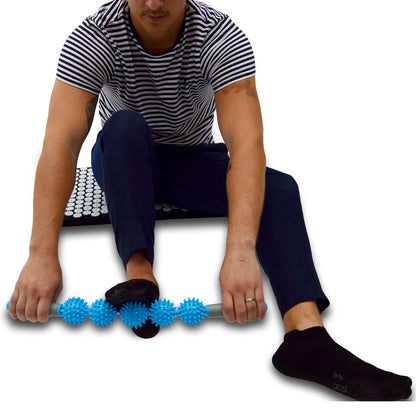 TrendRehab Massageroller med 5 spikbollar – triggerpunktmassage