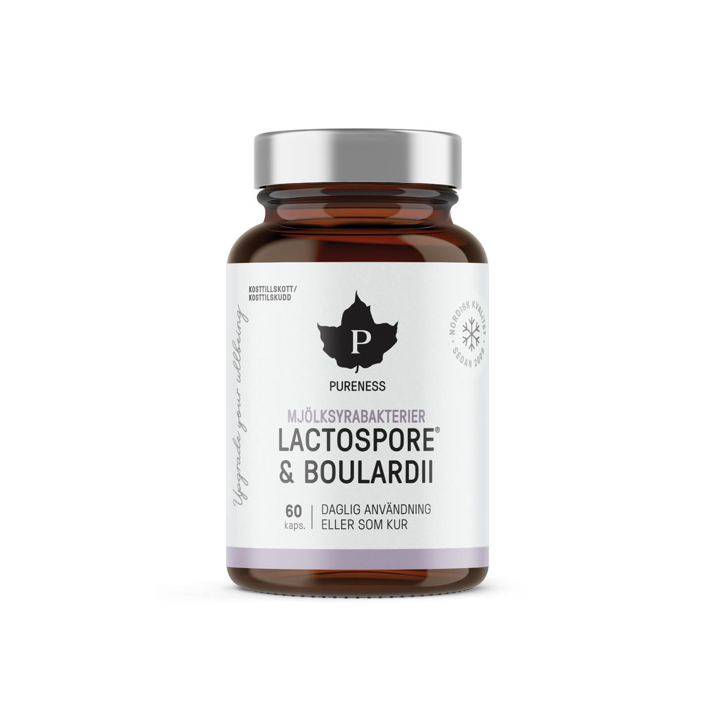 Mjölksyrabakterier Lactospore + Boulardii - 60 kapslar