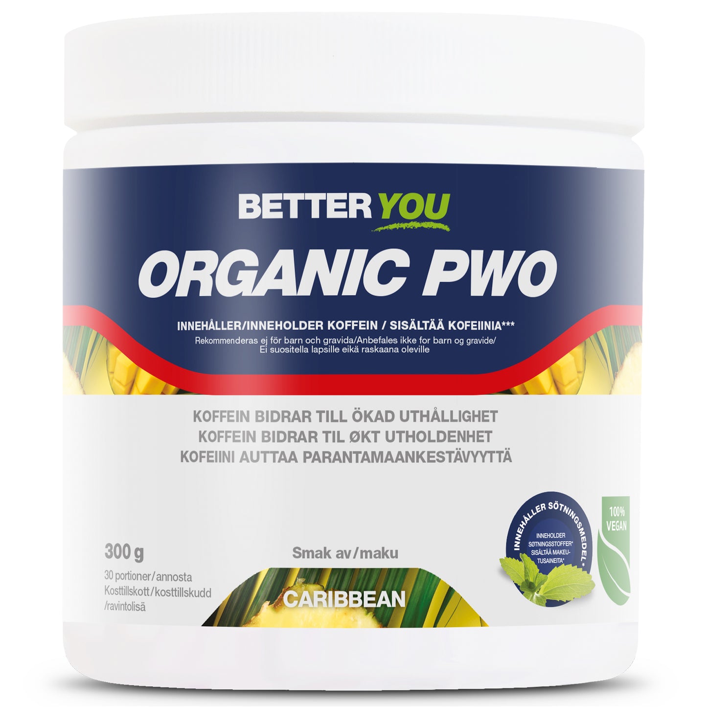 Organic PWO 300 g - Carribean