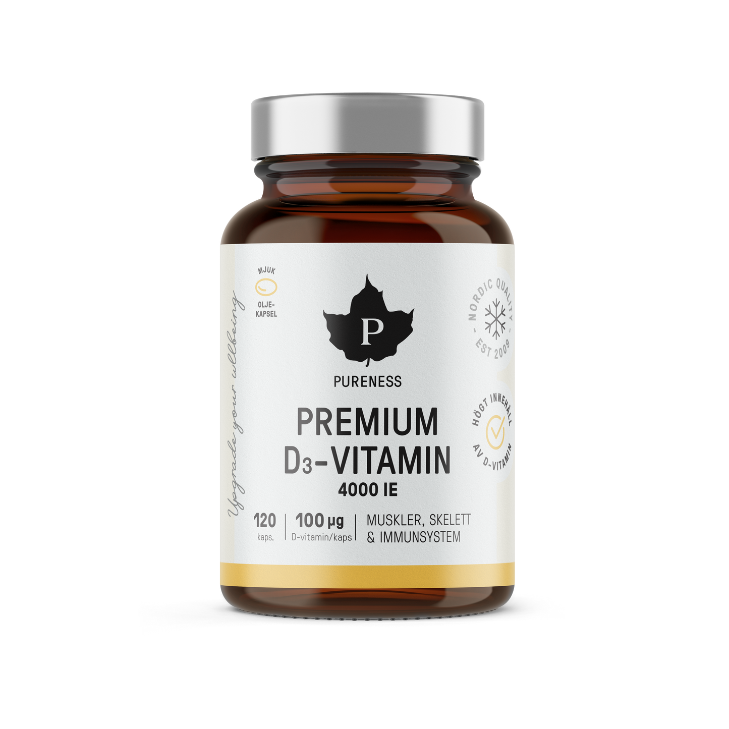 Premium D-Vitamin - 120 kapslar