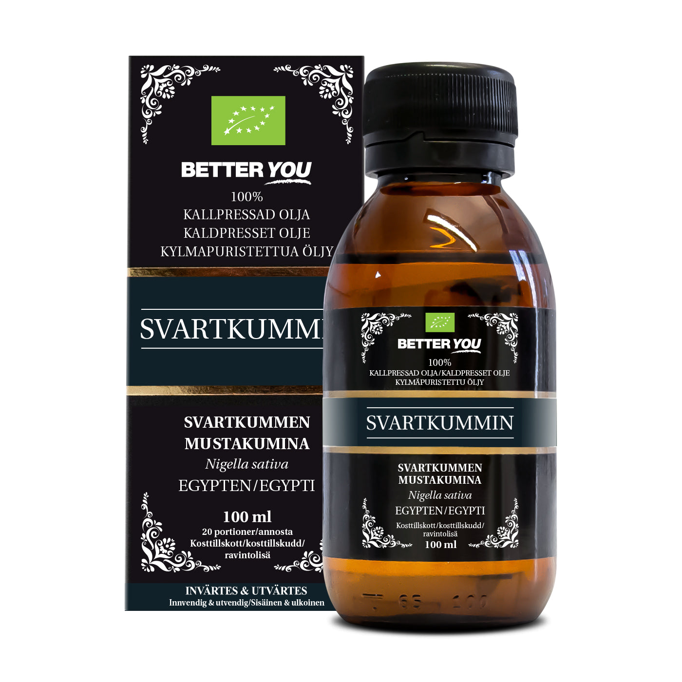 Svartkumminolja EKO Kallpressad - 100ml