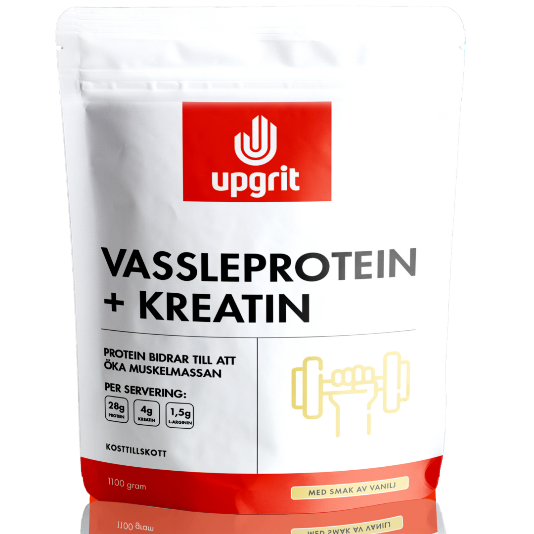 Vassleprotein + Kreatin Vanilj 1100 gram