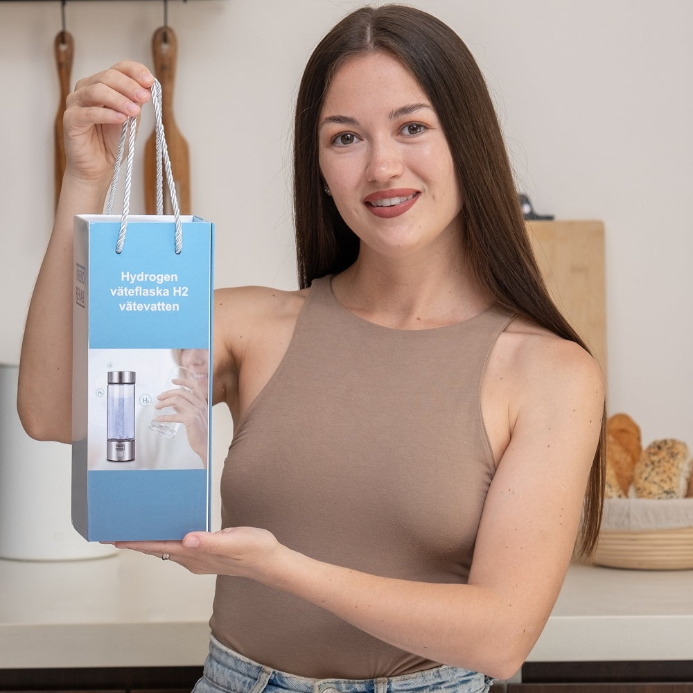 TrendRehab Hydrogen väteflaska – H2 vätevatten