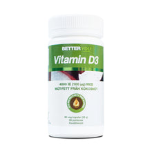Vitamin D3 4000 IE + Kokosolja 90 kaps