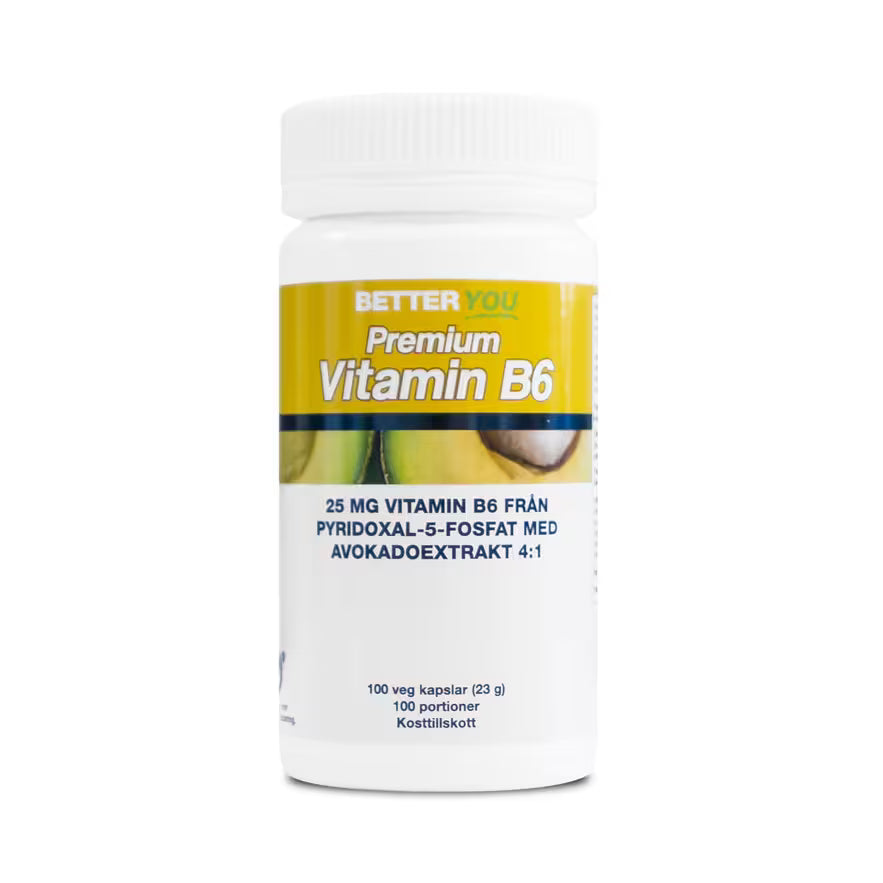 Premium Vitamin B6 - 100 kaps