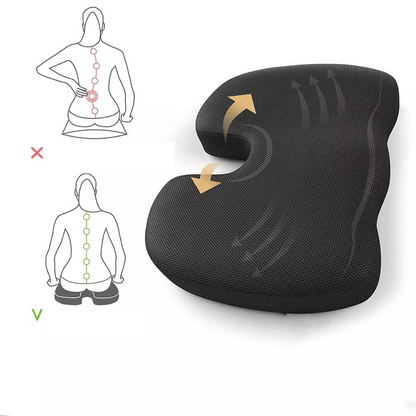 TrendRehab Ortopedisk sittkudde med minneskum och kylande gele 8-pack